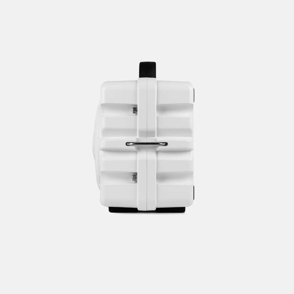 side view of TurtleBox Gen 3 White Portable Speaker
