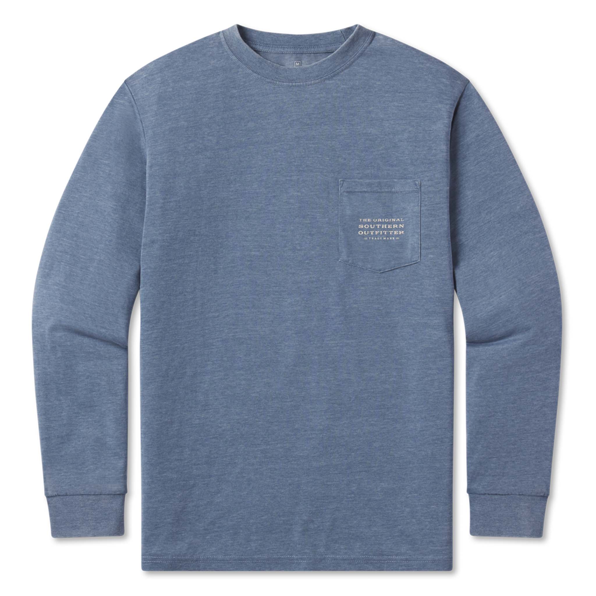 SEAWASH™ Etched Formation Long Sleeve T-Shirt Slate