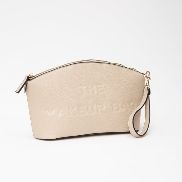 The Makeup Bag in Beige