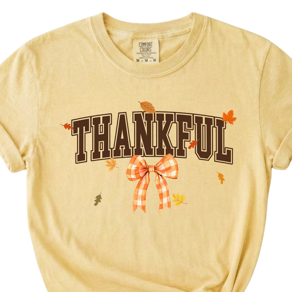 Thankful Bow Short Sleeve T-Shirt