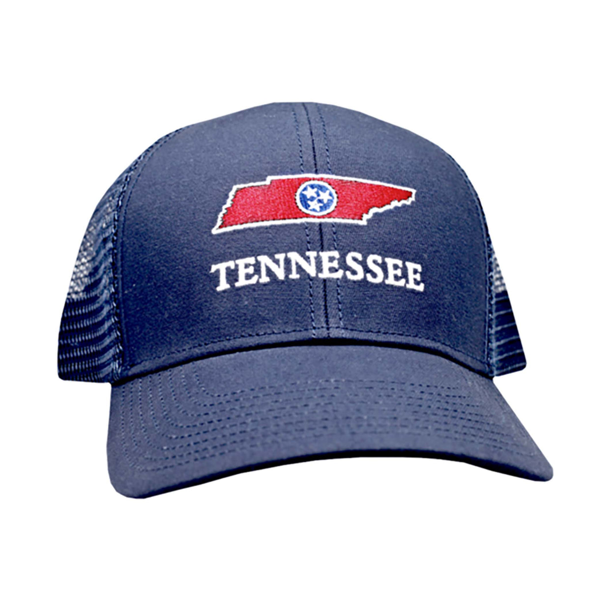 Tennessee Mesh Back Trucker Hat in Navy