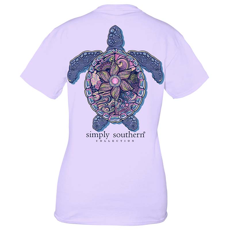 Turtle Tracking Mandala Short Sleeve T-Shirt