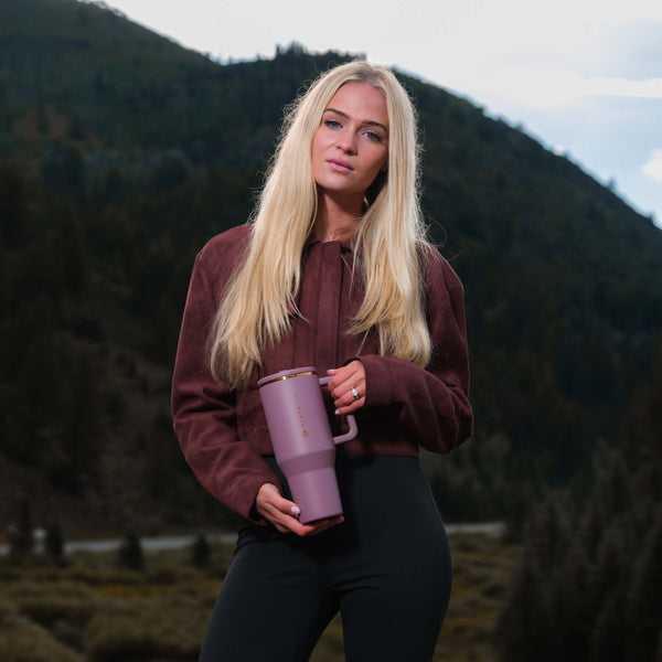 Traveler 32oz Tumbler in Rosewood
