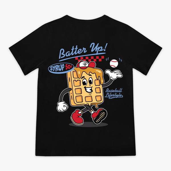 Youth Waffle and Syrup Short Sleeve T-Shirt