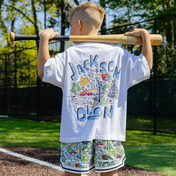 Youth Jackson Olson Hometown Short Sleeve T-Shirt