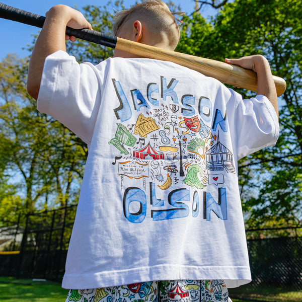 Youth Jackson Olson Hometown Short Sleeve T-Shirt