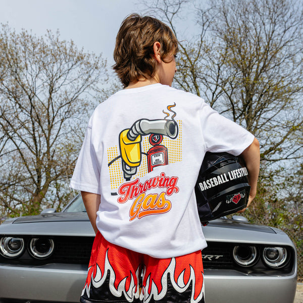 Youth Throwing Gas Short Sleeve T-Shirt