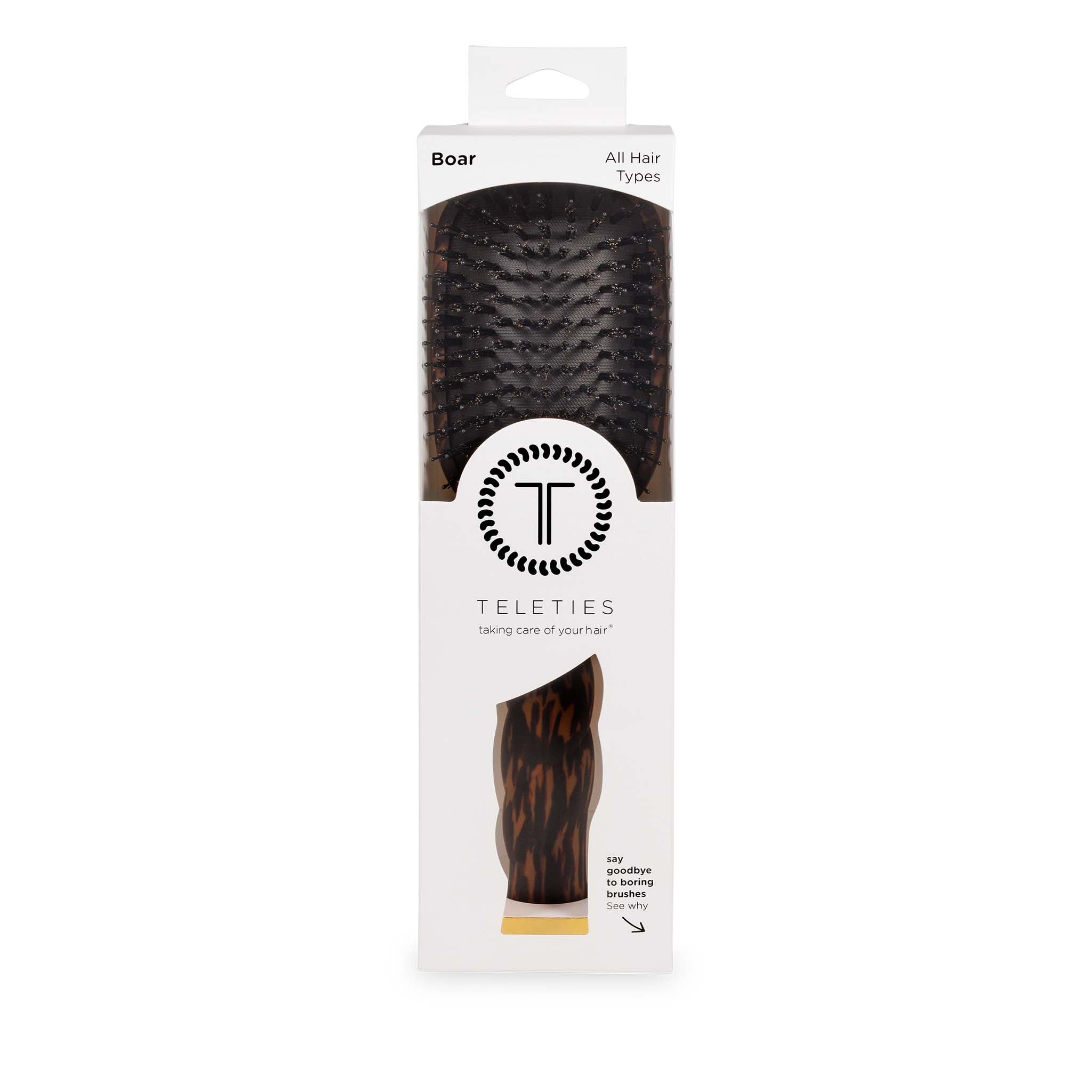 Tortoise Boar Bristle Hairbrush
