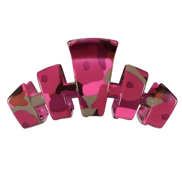 Large Classic Cup Hair Clip in Garden Glam