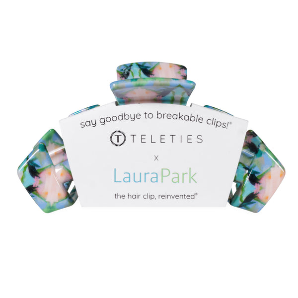 TELETIES x Laura Park Large Hair Clip in Island House