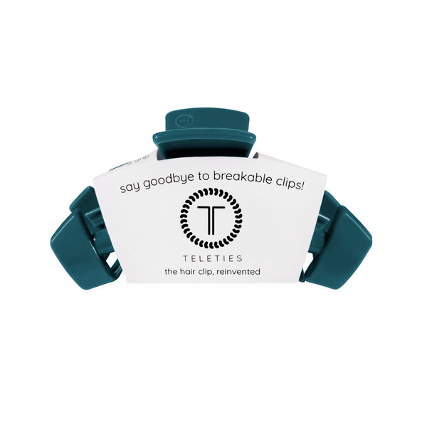 Medium Classic Cup Hair Clip in Teal With It