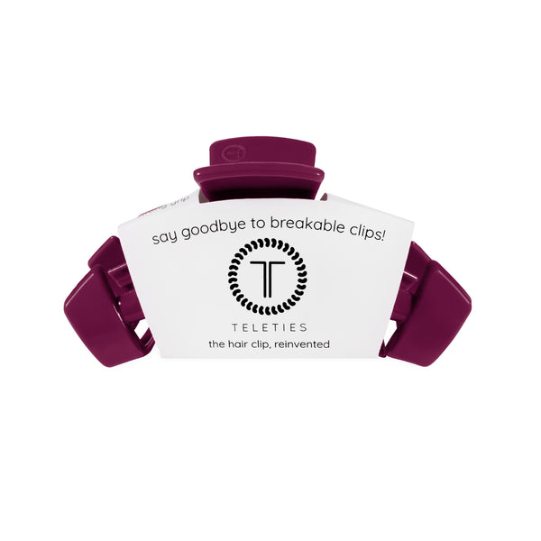 Medium Classic Cup Hair Clip in Mulberry