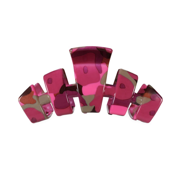 Medium Classic Cup Hair Clip in Garden Glam
