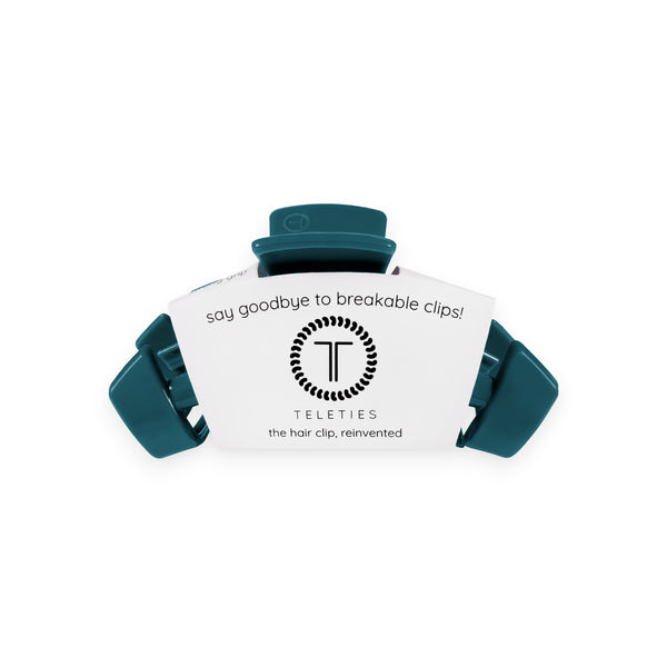 Small Classic Cup Hair Clip in Teal With It