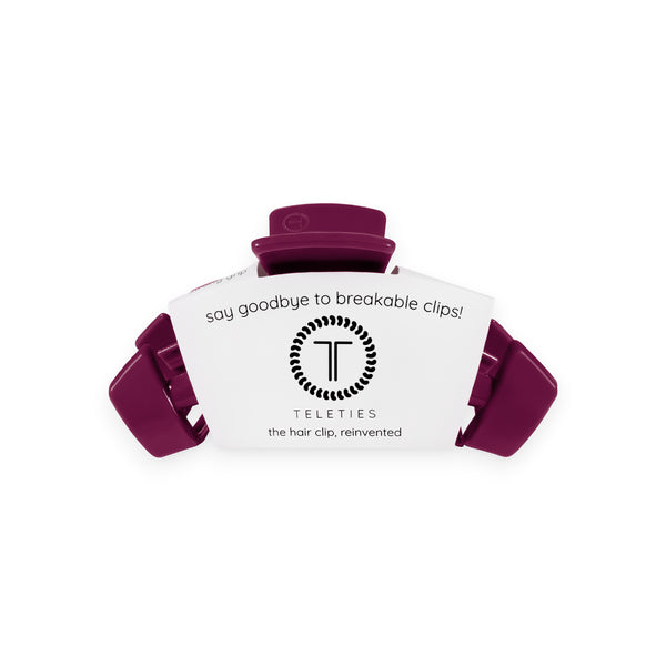 Small Classic Cup Hair Clip in Mulberry