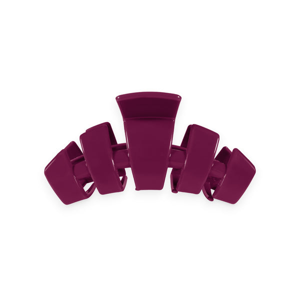 Small Classic Cup Hair Clip in Mulberry
