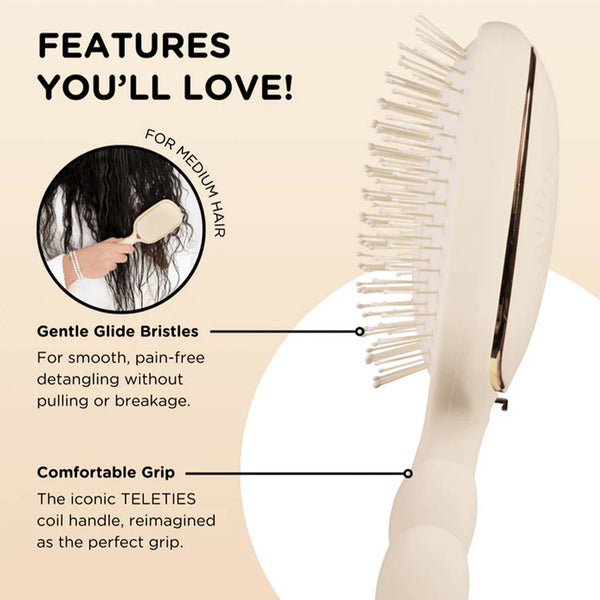 Tan Detangler Hairbrush