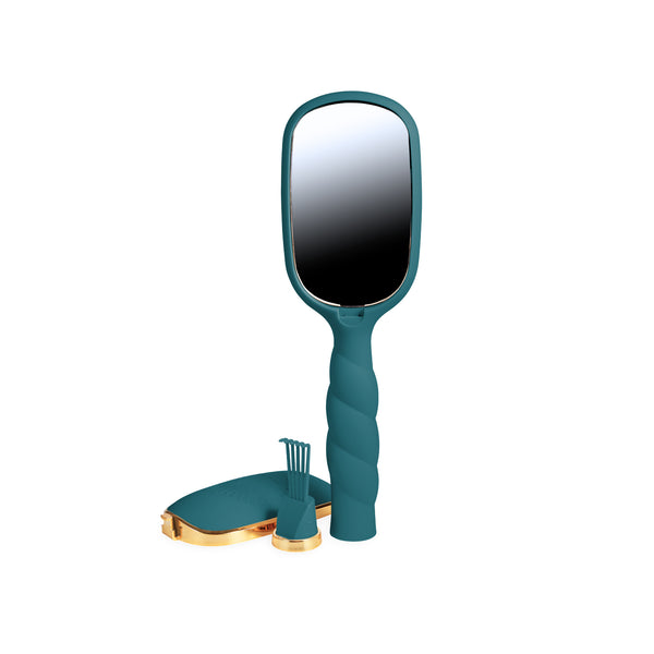 Teal With It Detangler Hairbrush