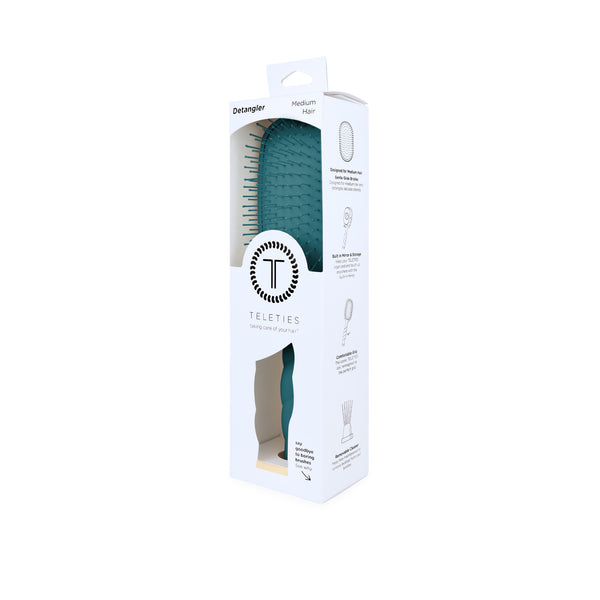 Teal With It Detangler Hairbrush