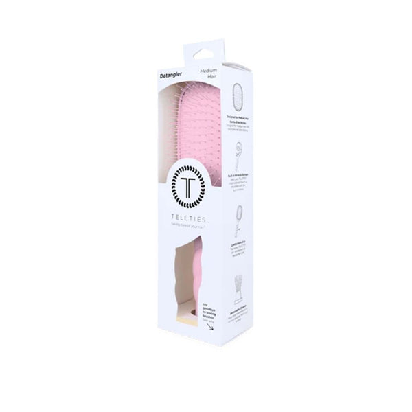 Detangler Hairbrush in Bubblegum