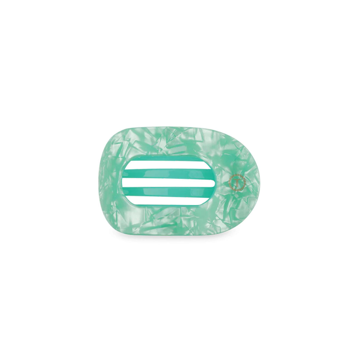 Teleties Spring Splash Medium Flat Oval Hair Clip