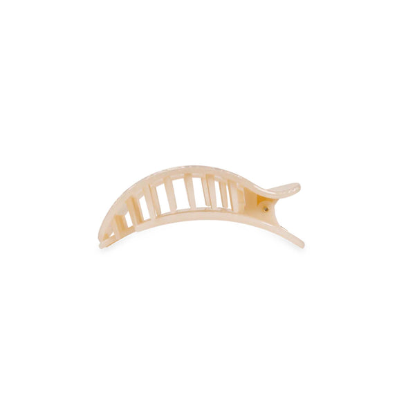 TELETIES Soft Surf Medium Flat Round Hair Clip