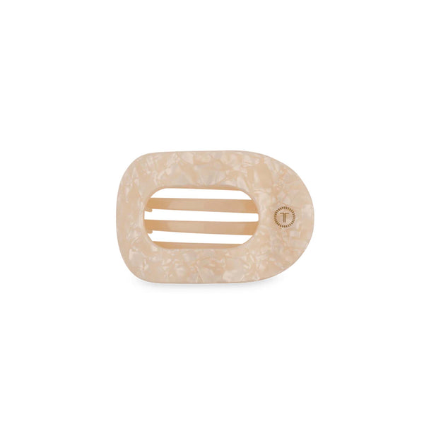 TELETIES Soft Surf Medium Flat Round Hair Clip