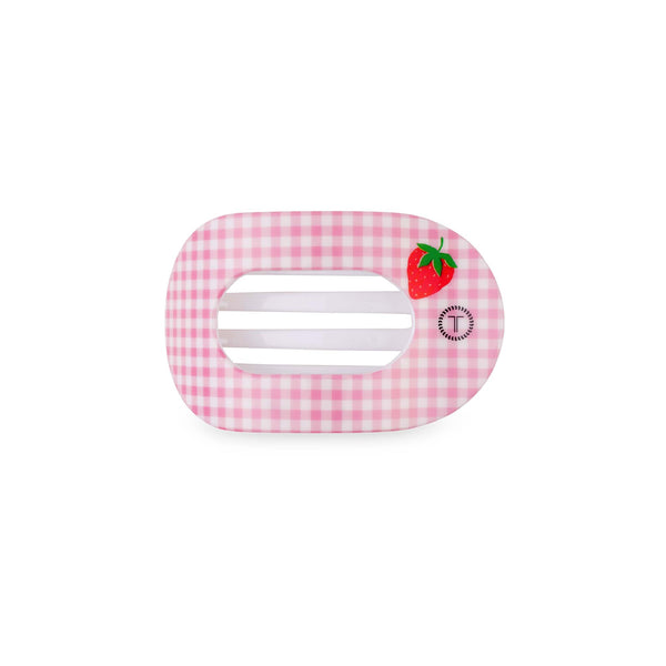 Strawberries Medium Flat Oval Hair Clip