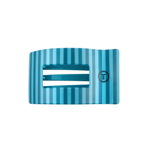 Medium Flat Rectangle Hair Clip in Splash Zone