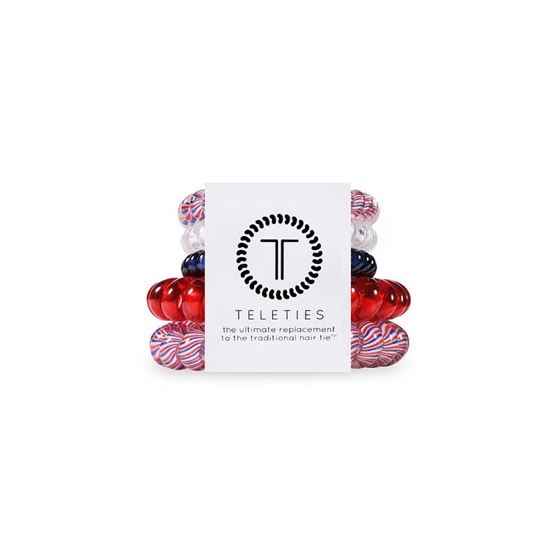 Star Spangled Bash Small and Large Hair Tie 5 Pack