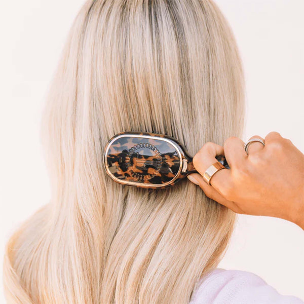 Mini Detangler Hair Brush in Tortoise Shell