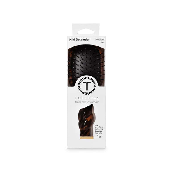 Mini Detangler Hair Brush in Tortoise Shell