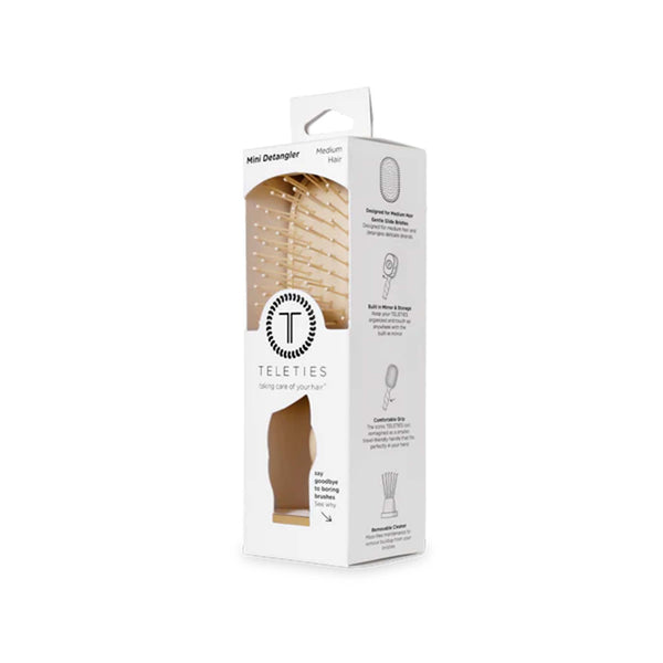 Mini Detangler Hair Brush in Tan