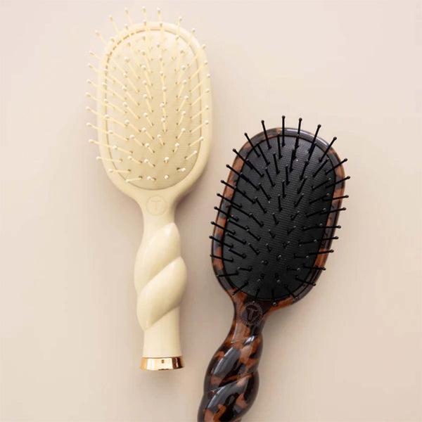 Mini Detangler Hair Brush in Tan