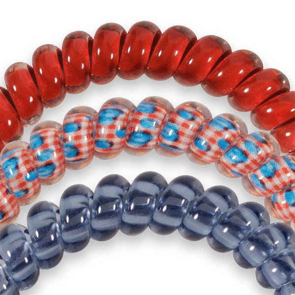 Blueberries Small Hair Tie 3 Pack