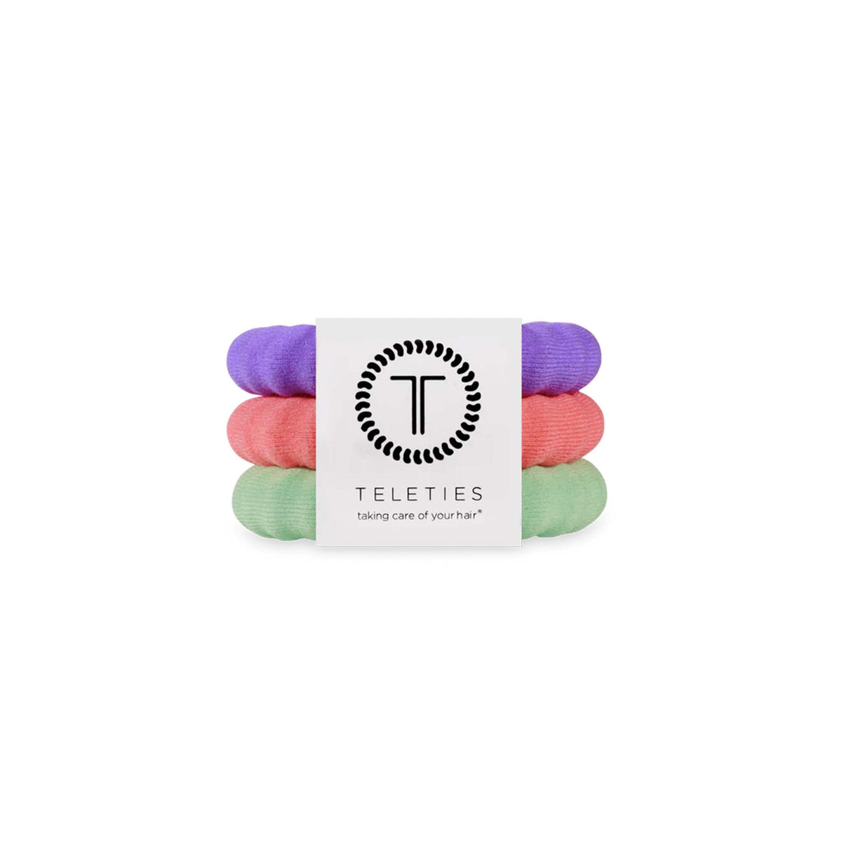 Color Rush Large Nylon Hair Tie 3 Pack by Teleties