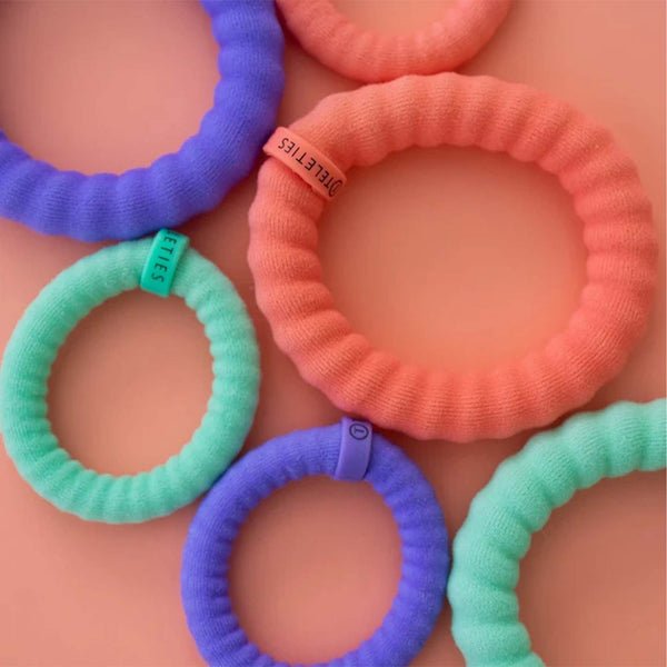 Color Rush Small Nylon Hair Tie 3 Pack