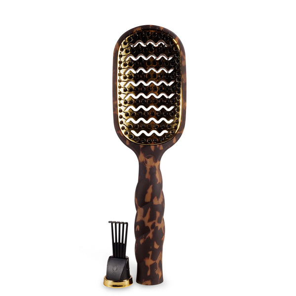 Teleties Tortoise Vented Paddle Hair Brush