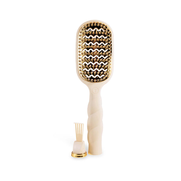 Teleties Tan Vented Paddle Hair Brush