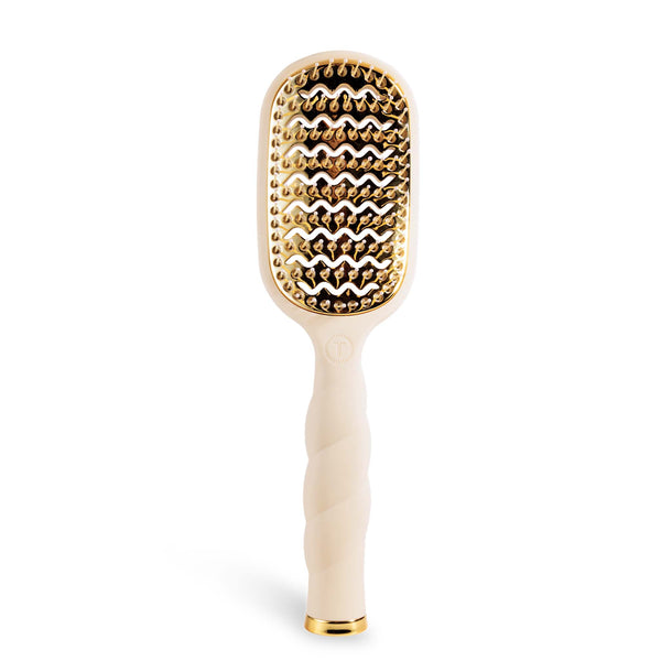 Teleties Tan Vented Paddle Hair Brush