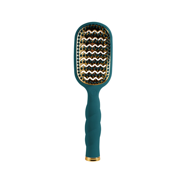 Teal With It Vented Paddle Hair Brush