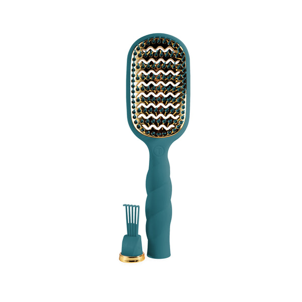 Teal With It Vented Paddle Hair Brush