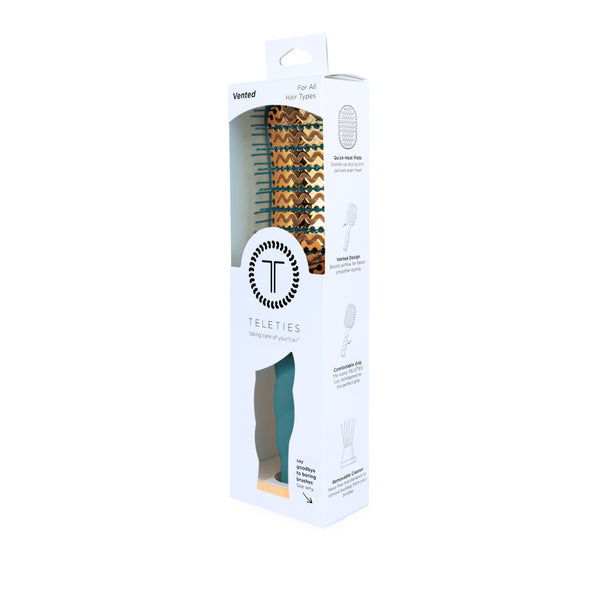 Teal With It Vented Paddle Hair Brush