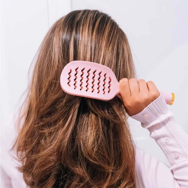 Vented Paddle Hair Brush in Bubblegum