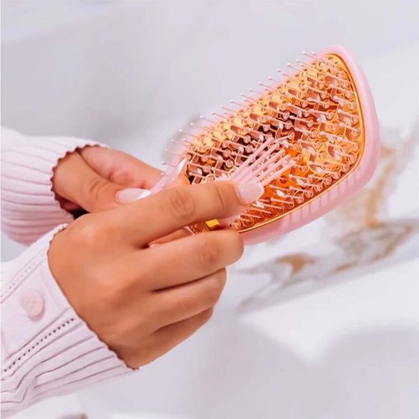 Vented Paddle Hair Brush in Bubblegum