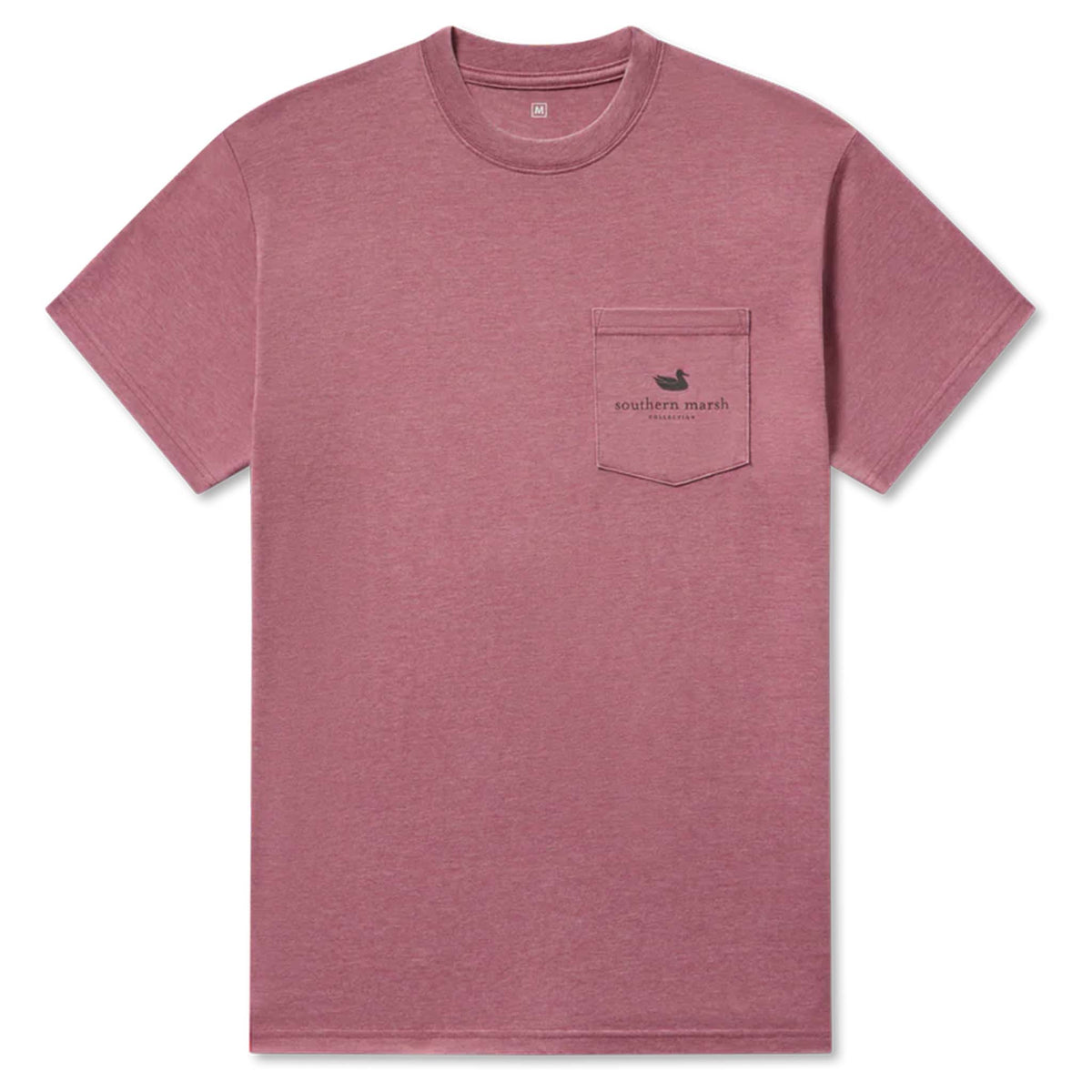 Southern Marsh Field Sketches Short Sleeve T-Shirt in Wine