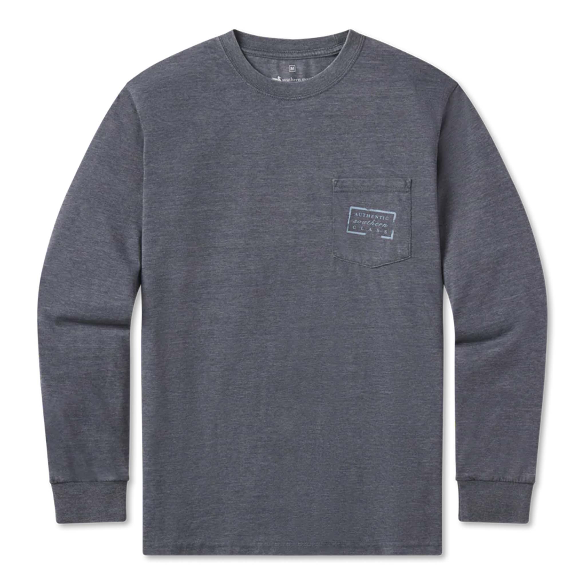 SEAWASH™ Authentic Long Sleeve T-Shirt Midnight Gray