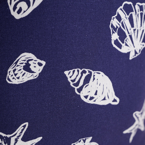 Seashell Shift Dress in Navy