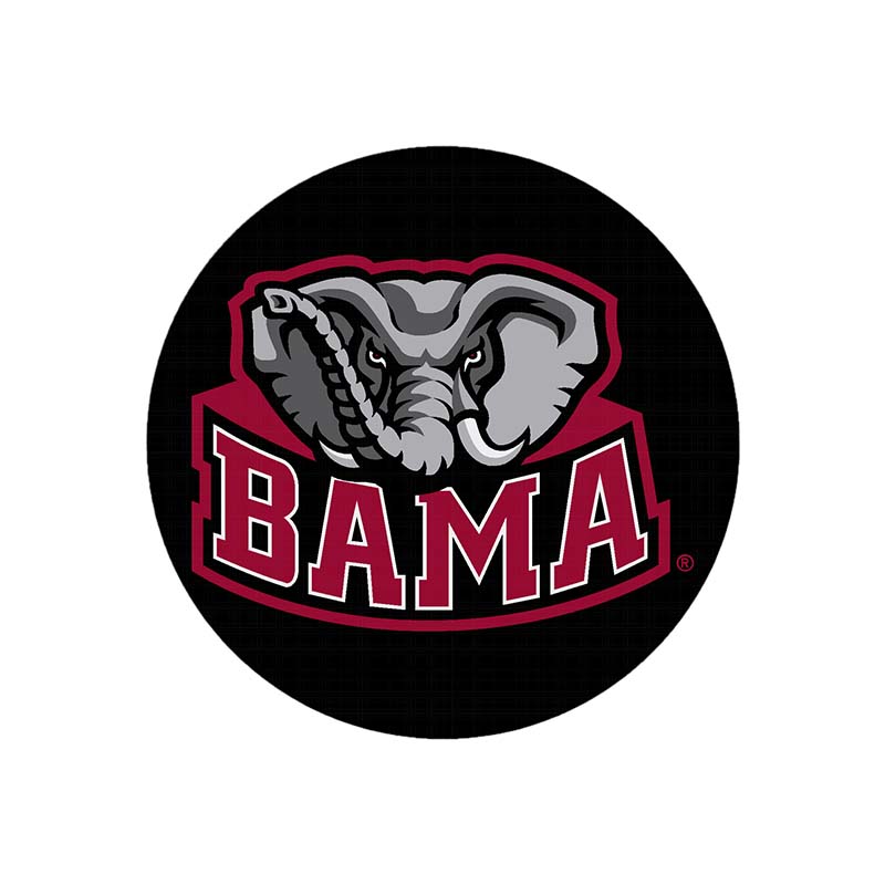 3 Inch Alabama Mascot Over Bama Button