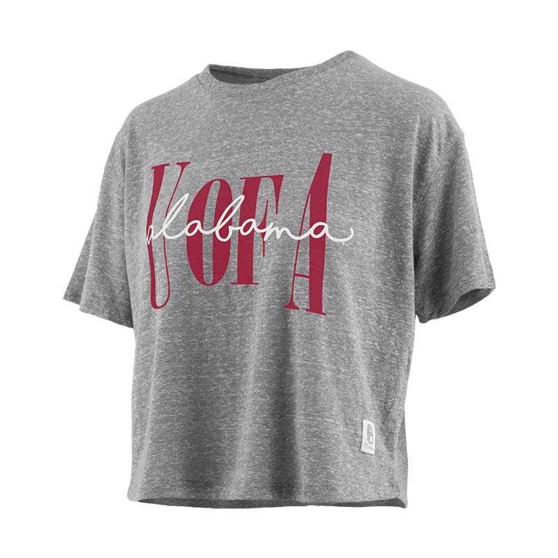 Alabama Coral Knobi Cropped Short Sleeve T-Shirt